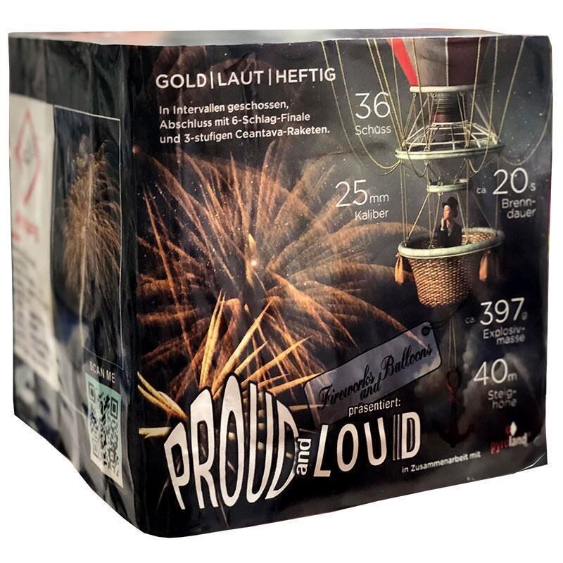 Proudandloud 36-Schuss-Feuerwerk-Batterie von Pyroland ab 29.99€ jetzt bestellen