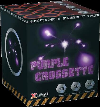 Purple Crossette 16-Schuss-Feuerwerkbatterie von Xplode ab 10.19€ jetzt bestellen