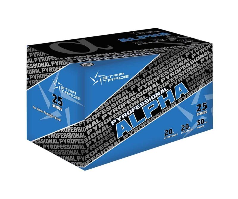 Pyrofessional ALPHA 25-Schuss-Feuerwerk-Batterie von Startrade ab 27.19€ jetzt bestellen