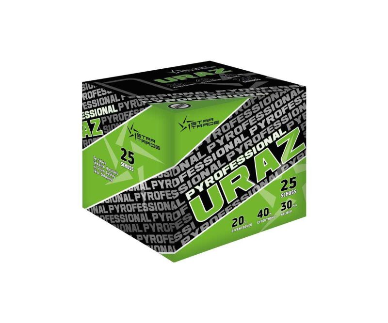 Pyrofessional URAZ 25-Schuss-Feuerwerk-Batterie von Startrade ab 33.99€ jetzt bestellen