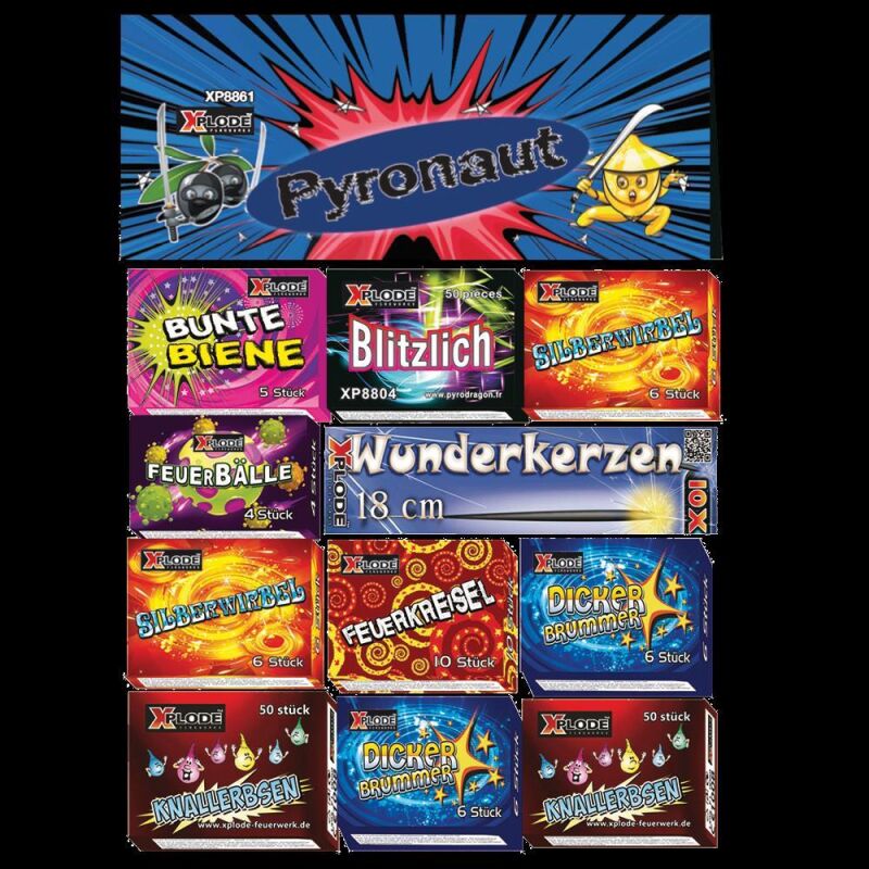 Pyronaut 150-teiliges Jugendsortiment von Xplode ab 6.99€ jetzt bestellen