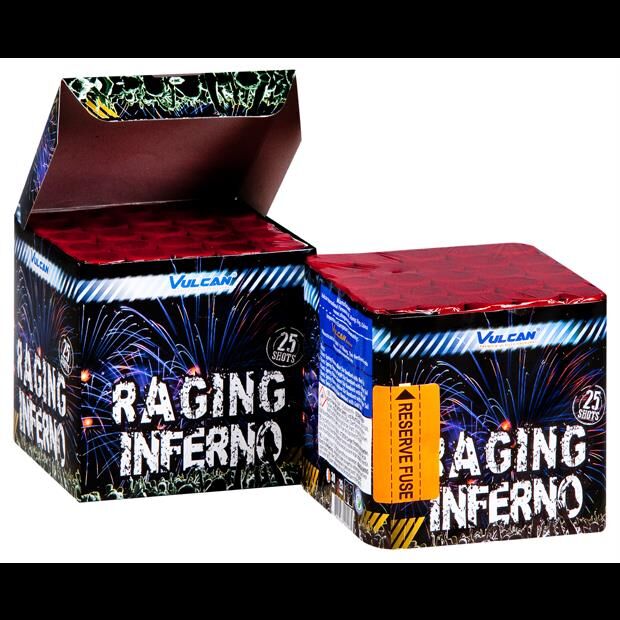 Raging Inferno 25-Schuss-Feuerwerk-Batterie von Vulcan Europe ab 12.33€ jetzt bestellen