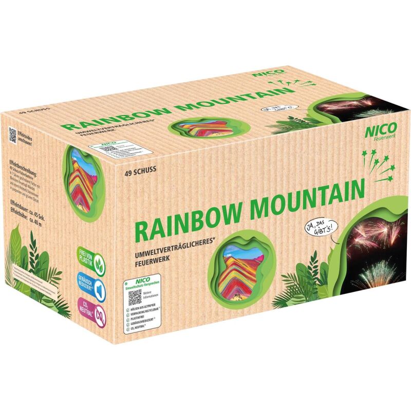 Rainbow Mountain 49-Schuss-Feuerwerk-Batterie von Nico ab 38.24€ jetzt bestellen