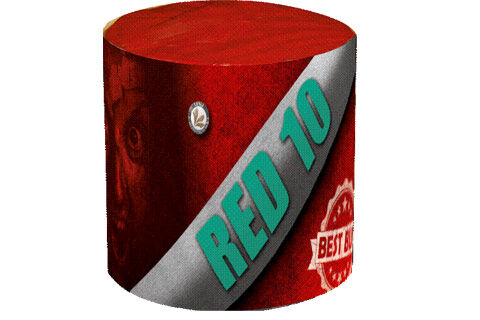 Red 10 10-Schuss-Feuerwerk-Batterie von Lesli ab 3.77€ jetzt bestellen