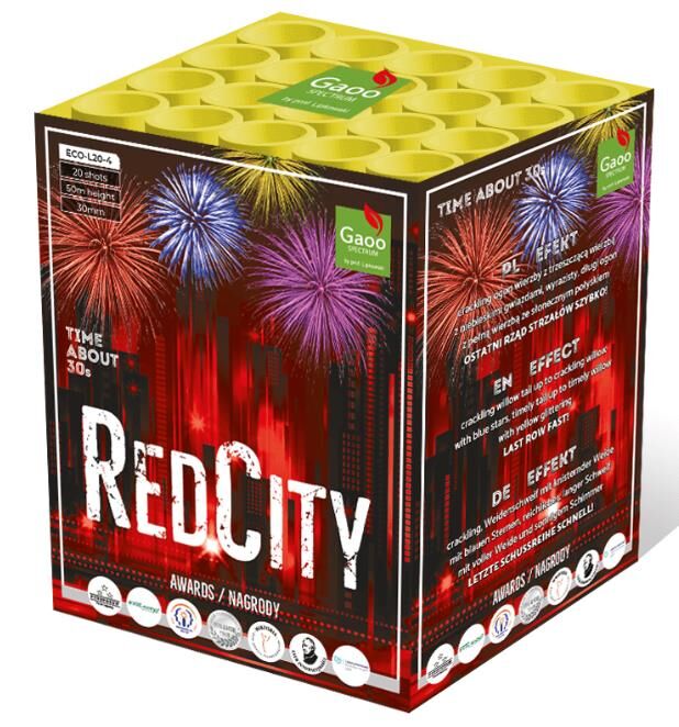 Red City 20-Schuss-Feuerwerksbatterie von Gaoo ab 40.79€ jetzt bestellen