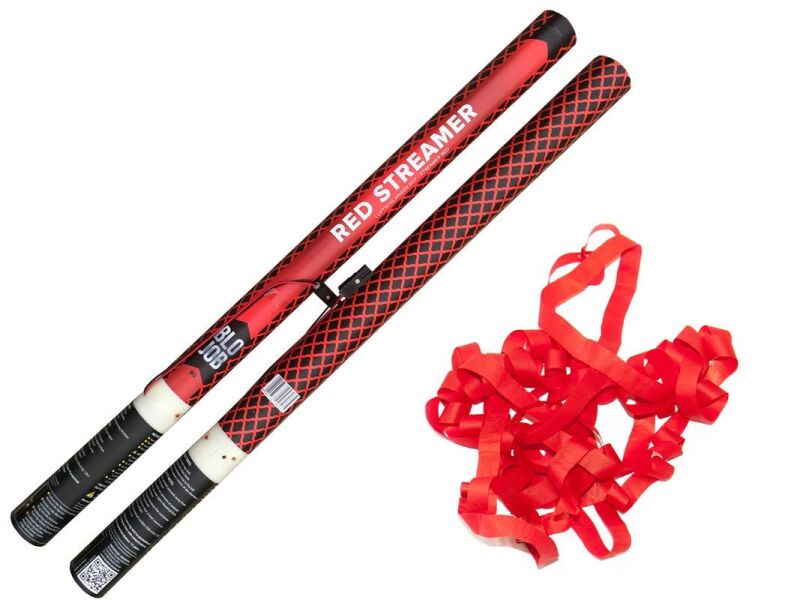 Red Streamer 80cm elektrisch Papierstreamer rot von Pyroland ab 1.91€ jetzt bestellen