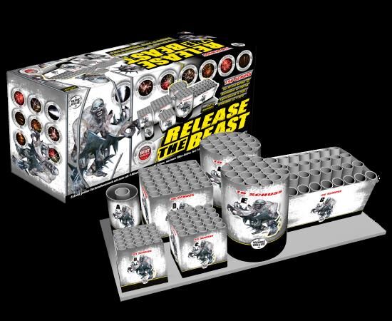 Release the Beast 156-Schuss-Feuerwerkverbund von Lesli ab 118.99€ jetzt bestellen