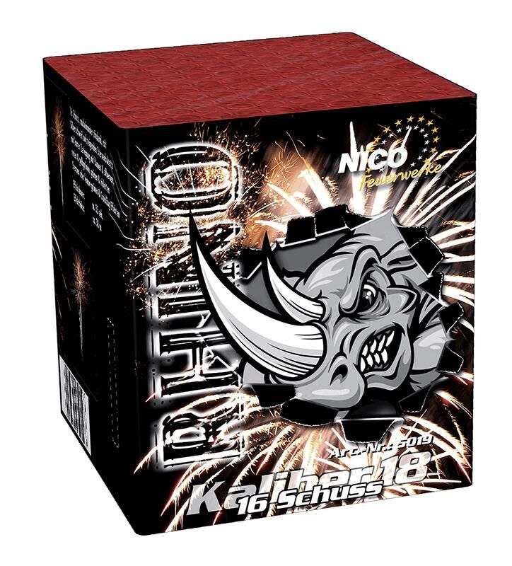Rhino (Out of Control) 16-Schuss-Feuerwerk-Batterie von Nico ab 7.64€ jetzt bestellen