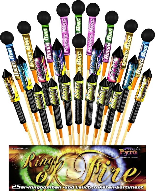 Rings of Fire 25-teiliges-Raketen-Sortiment von Nico ab 39.94€ jetzt bestellen