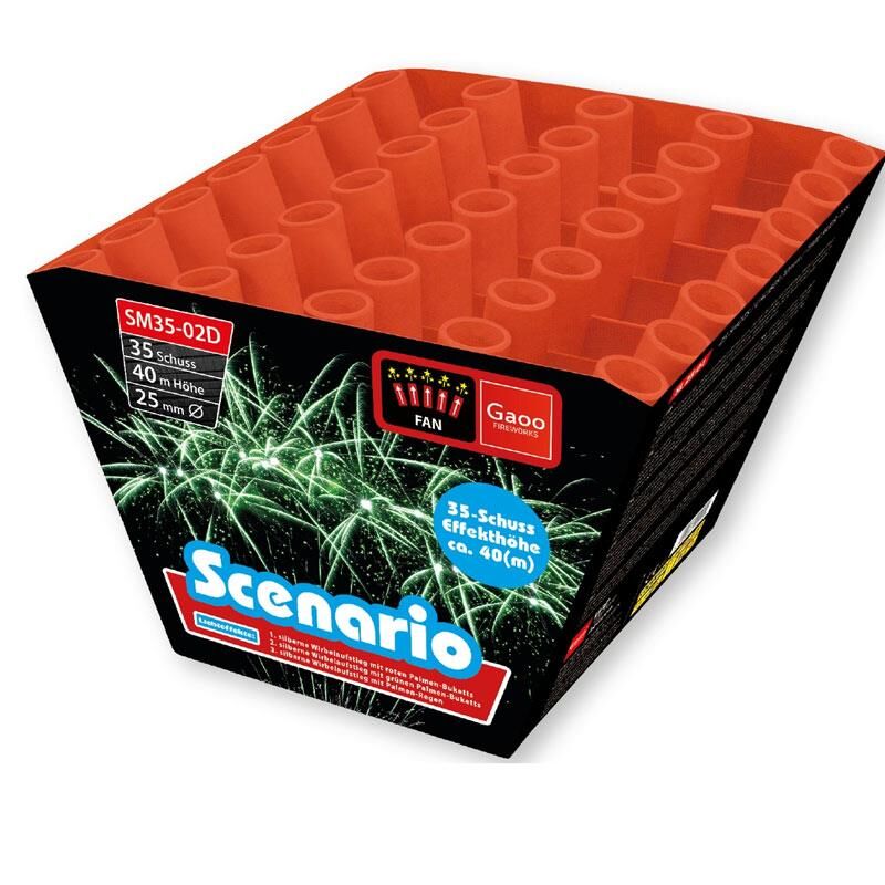 Scenario 35-Schuss-Feuerwerk-Batterie von Gaoo ab 52.69€ jetzt bestellen