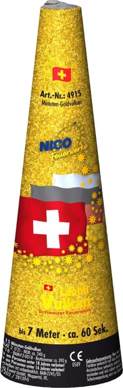 Schweizer Minuten-Goldvulkan von Nico ab 16.14€ jetzt bestellen