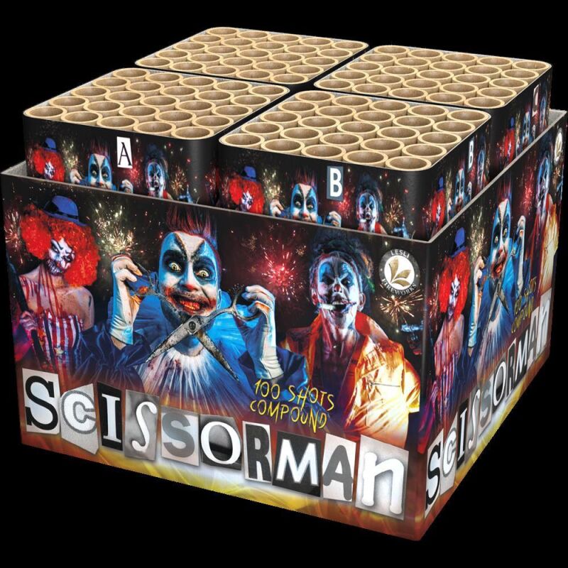 Scissorman 100-Schuss-Feuerwerkverbund (Stahlkäfig) von Lesli ab 59.49€ jetzt bestellen