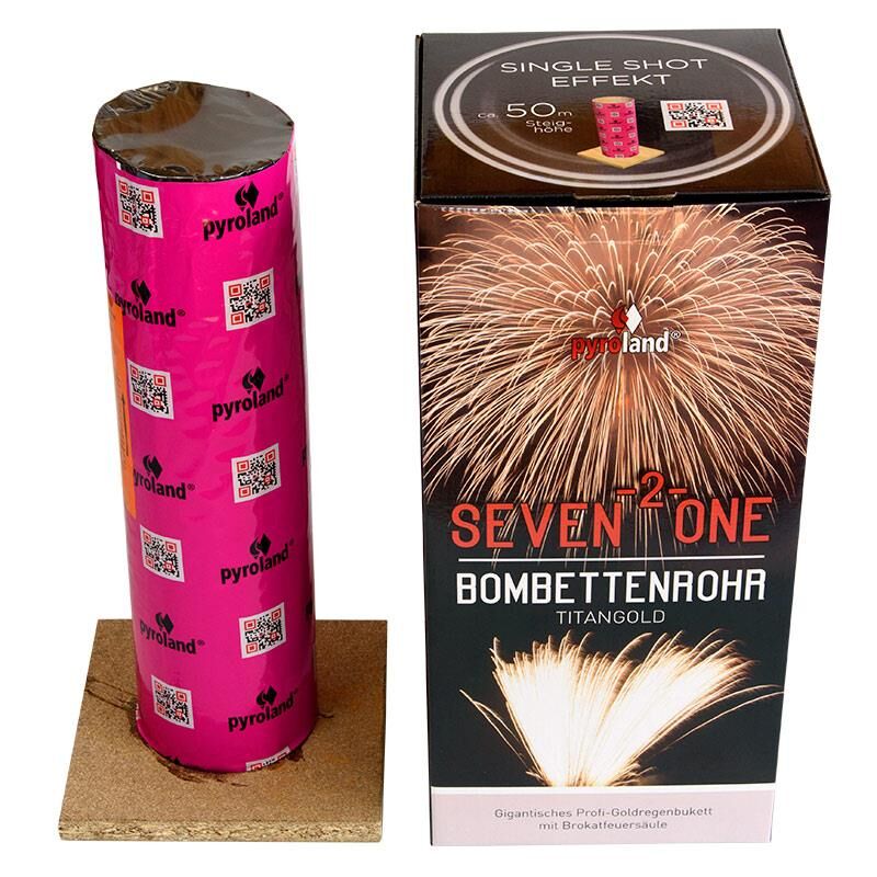 Seven-2-One Bombettenrohr Titangold von Pyroland ab 34.99€ jetzt bestellen