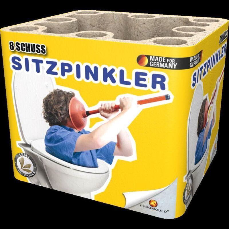 Sitzpinkler 8-Schuss-Feuerwerk-Batterie von Lesli ab 3.39€ jetzt bestellen