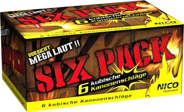 Six Pack 6er Pakck Kubische Kanonenschläge von Nico ab 6.79€ jetzt bestellen