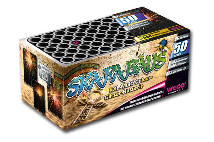 Skarabäus 50-Schuss-Feuerwerk-Batterie von Weco ab 29.74€ jetzt bestellen