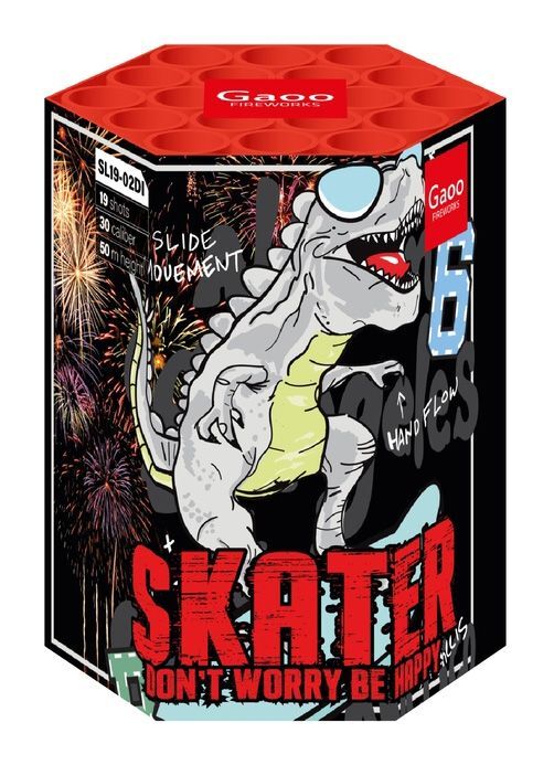 Skater 19-Schuss-Feuerwerk-Batterie von Gaoo ab 37.39€ jetzt bestellen