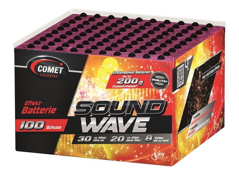 Soundwave 100-Schuss-Feuerwerk-Batterie von Comet ab 5.09€ jetzt bestellen