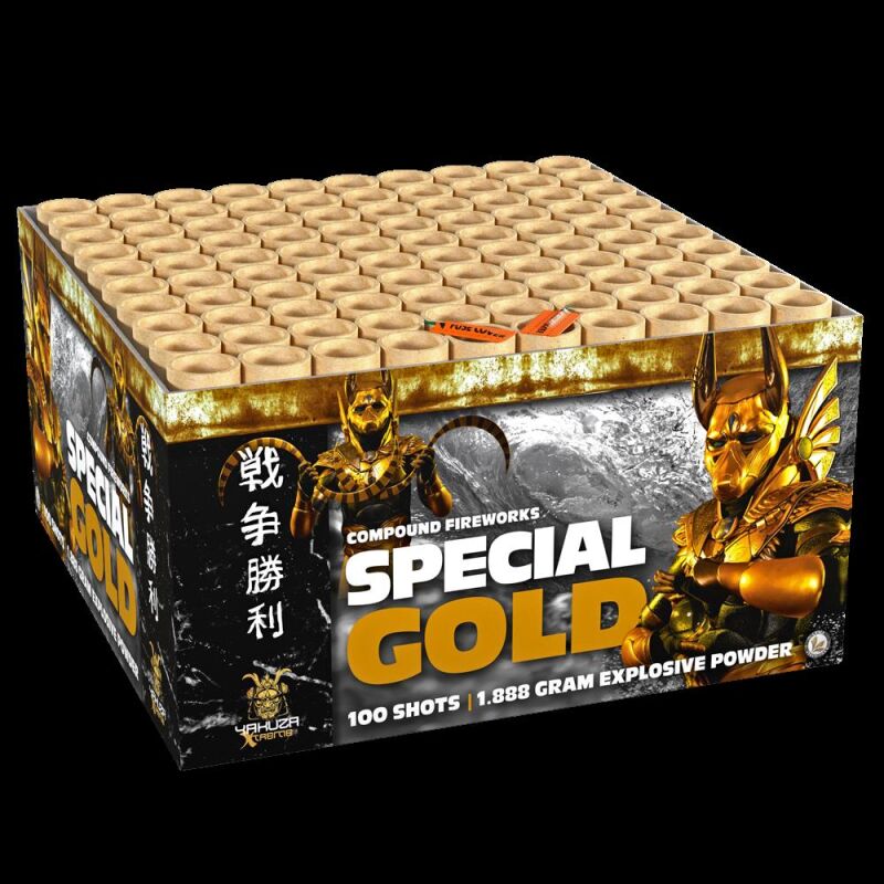 Special Gold 100-Schuss-Blitzknall-Feuerwerkverbund (Stahlkäfig) von Lesli ab 121.54€ jetzt bestellen