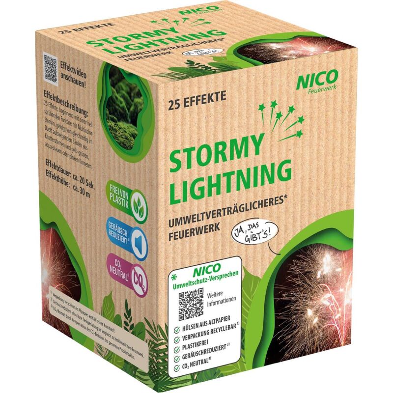 Stormy Lightning 25-Schus-Feuerwerk-Batterie von Nico ab 6.79€ jetzt bestellen