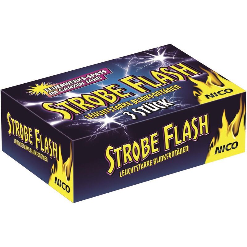 Strobe Flash - Blinkfontänen 3 Stück von Nico ab 0.5€ jetzt bestellen