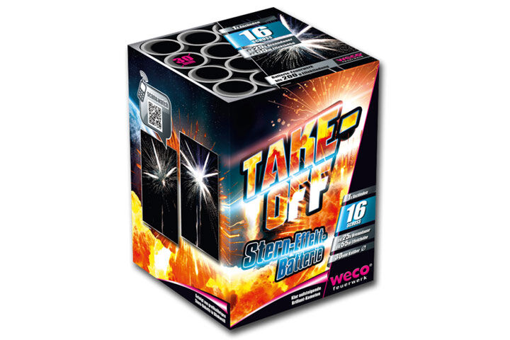 Take Off 16-Schuss-Feuerwerk-Batterie von Weco ab 16.99€ jetzt bestellen