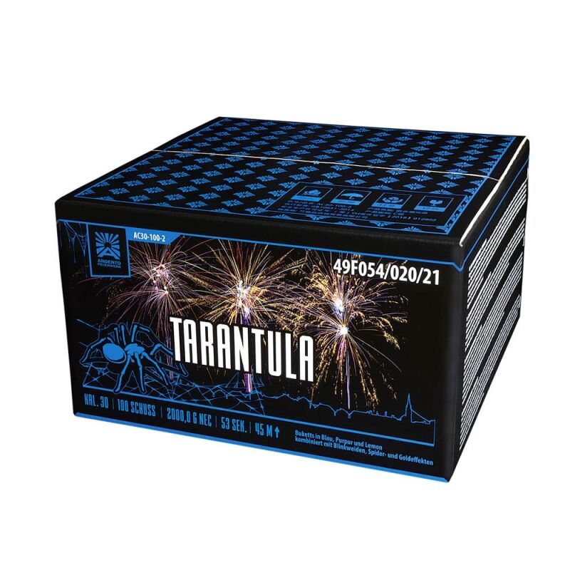 Tarantula 100-Schuss-Feuerwerkverbund von Argento Feuerwerk ab 199.99€ jetzt bestellen