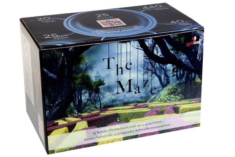 The Maze 25-Schuss-Feuerwerk-Batterie von Pyroland ab 29.99€ jetzt bestellen