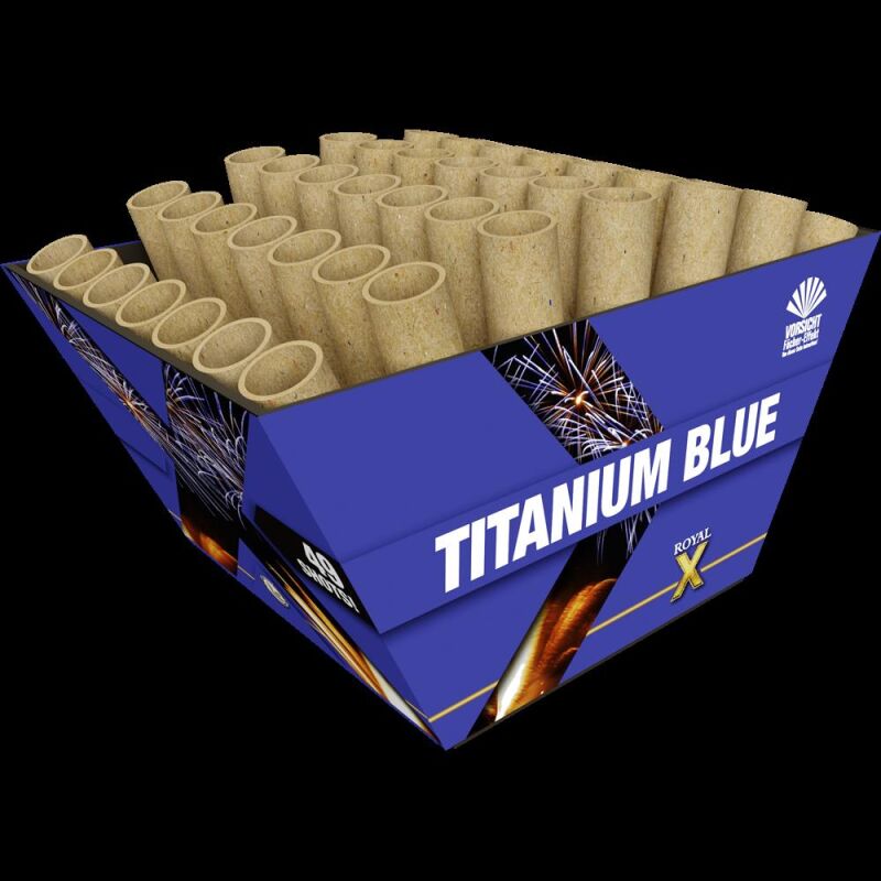 Titanium Blue 49-Schuss-Feuerwerk-Batterie (Stahlkäfig) von Lesli ab 55.24€ jetzt bestellen