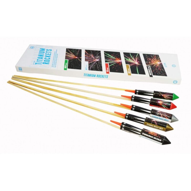 Titanium Rockets 10-teiliges-Raketen-Sortiment von Argento Feuerwerk ab 17.84€ jetzt bestellen