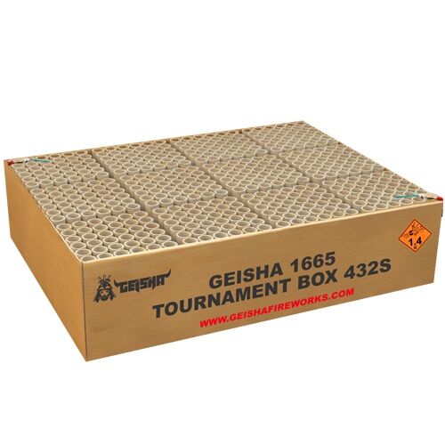 Tournament Box 432-Schuss-Feuerwerkverbund (Triple-Compound) von Geisha-Rubro ab 449.99€ jetzt bestellen