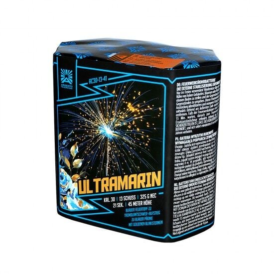 Ultramarin 13-Schuss-Feuerwerk-Batterie von Argento Feuerwerk ab 28.49€ jetzt bestellen