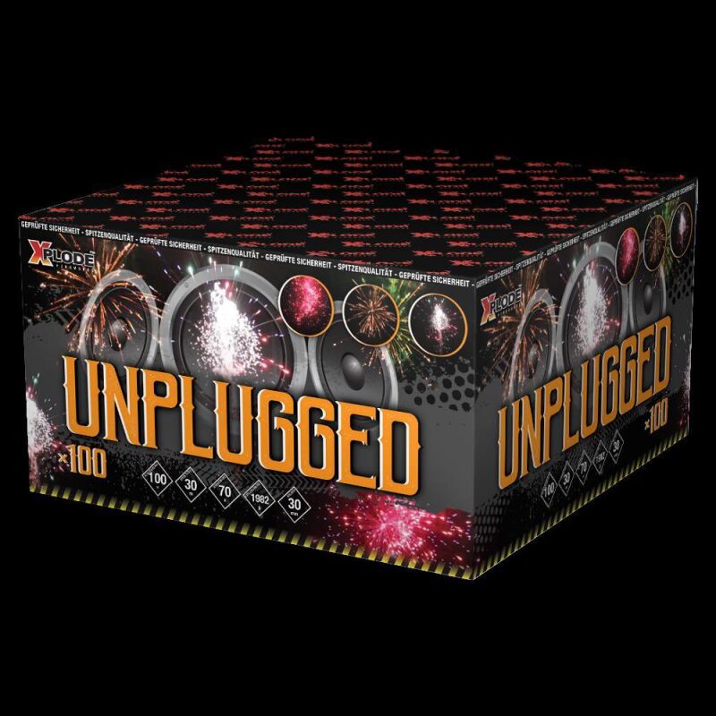 Unplugged 100-Schuss-Feuerwerkverbund von Xplode ab 109.99€ jetzt bestellen