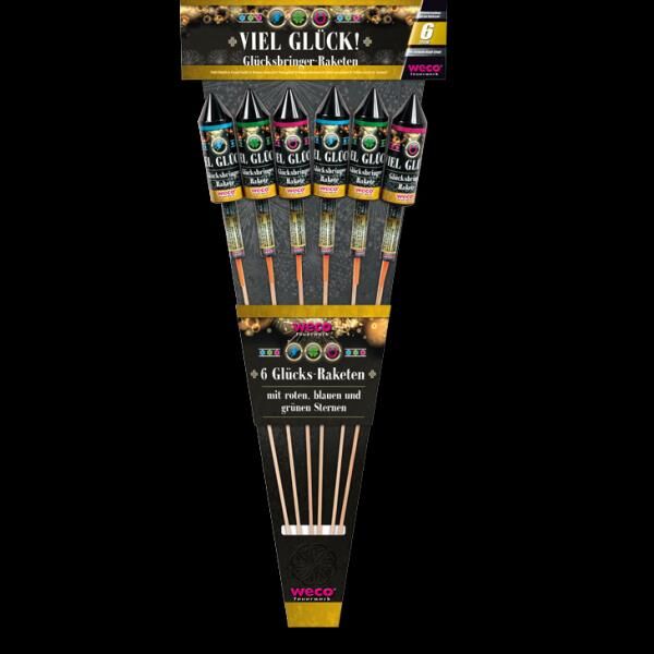 Viel Glück! 6-teiliges Raketen-Sortiment von Weco ab 16.14€ jetzt bestellen