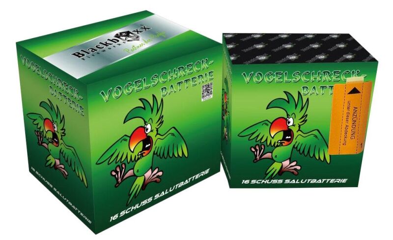 Vogelschreck 16-Schuss-Blitzknall-Batterie, 6er Pack (Stahlkäfig) von Blackboxx ab 89.24€ jetzt bestellen