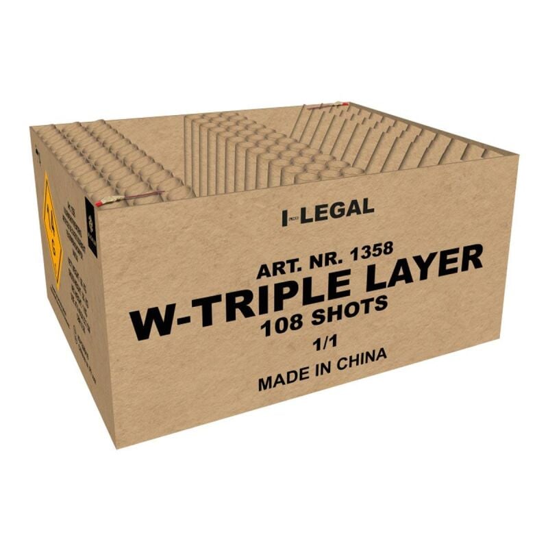 W-Triple Layer 108-Schuss-Feuerwerkverbund (Stahlkäfig) von Broekhoff ab 118.99€ jetzt bestellen