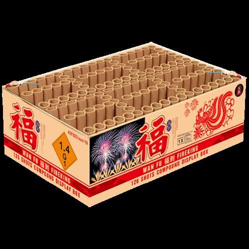 Wan Fu Fireking 126-Schuss-Feuerwerkverbund von Geisha-Rubro ab 118.99€ jetzt bestellen