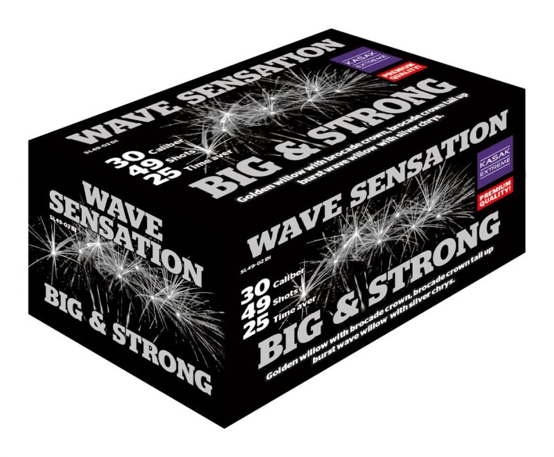 Wave Sensation 49-Schuss-Feuerwerksverbund von Gaoo ab 126.65€ jetzt bestellen