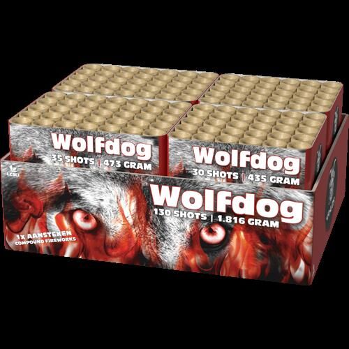 Wolfdog / Kracherblitz130-Schuss-Feuerwerkverbund von Lesli ab 79.99€ jetzt bestellen