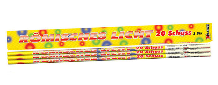 Xplode Römische Lichter 20-Schuss-Leuchtfeuerwerk 3-teilig von Xplode ab 1.69€ jetzt bestellen