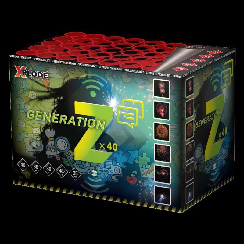 Z-Generation 40-Schuss-Feuerwerk-Batterie von Xplode ab 32.99€ jetzt bestellen