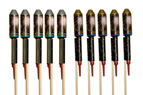 Zink Sternraketen Premiumsortiment 10-teiliges-Raketen-Sortiment von Zink ab 50.99€ jetzt bestellen