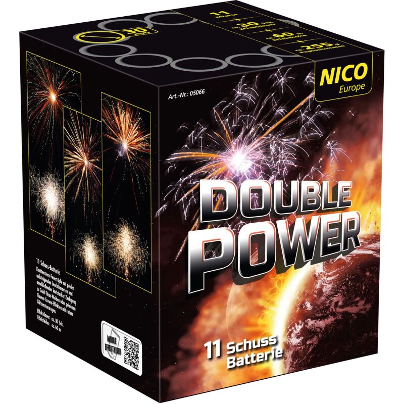 Double Power 11-Schuss-Feuerwerk-Batterie von Nico ab 19.54€ jetzt bestellen
