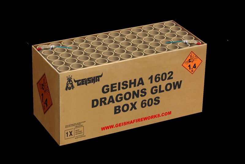 Dragons Glow 60-Schuss-Feuerwerksverbund von Geisha-Rubro ab 63.74€ jetzt bestellen