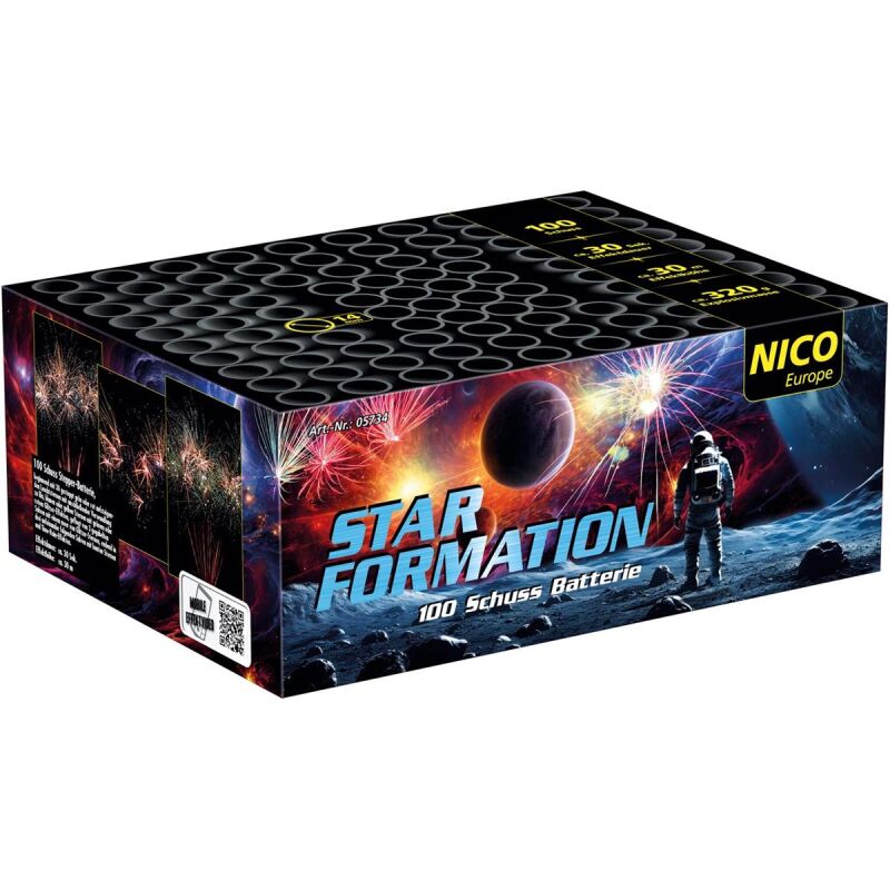Star Formation 100-Schuss-Feuerwerk-Batterie von Nico ab 44.19€ jetzt bestellen
