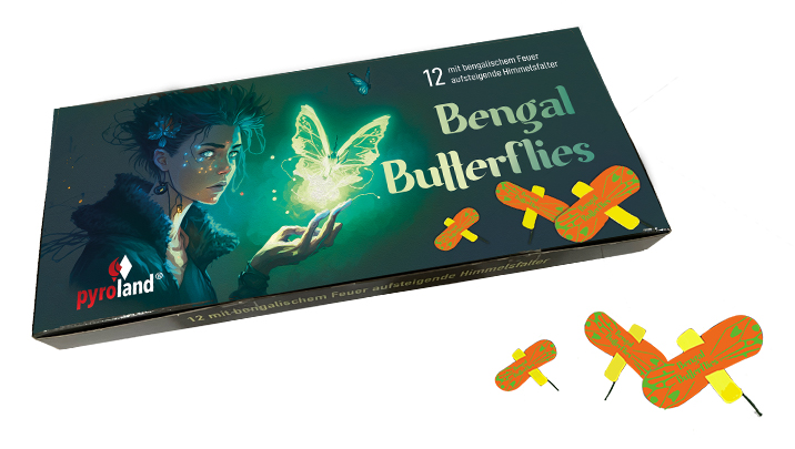 Bengal Butterflies 12er Schachtel von Pyroland ab 2.54€ jetzt bestellen