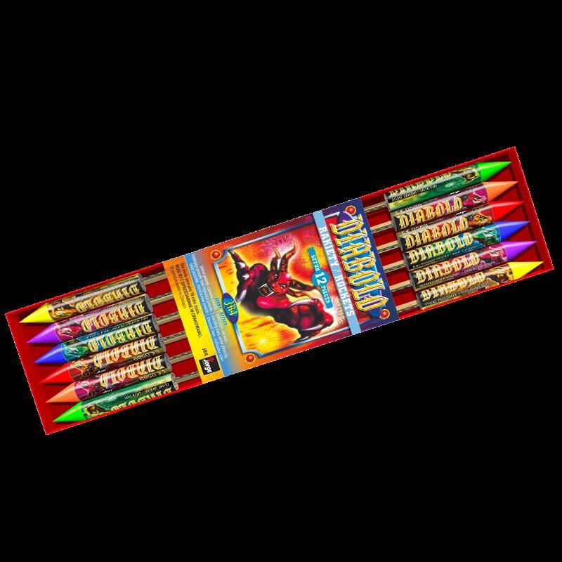 Diabolo 4 12-teiliges Feuerwerk-Raketensortiment von Jorge ab 7.64€ jetzt bestellen
