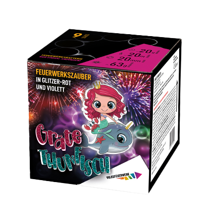 Gräte Thunfisch 9-Schuss-Feuerwerk-Batterie von Volksfeuerwerk ab 3.99€ jetzt bestellen