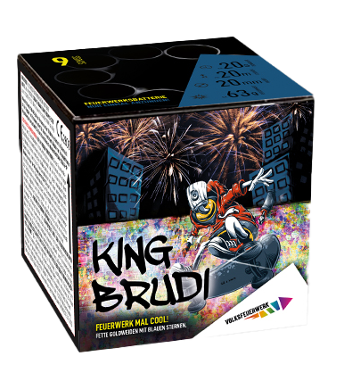 King Brudi 9-Schuss-Feuerwerk-Batterie von Volksfeuerwerk ab 4.24€ jetzt bestellen
