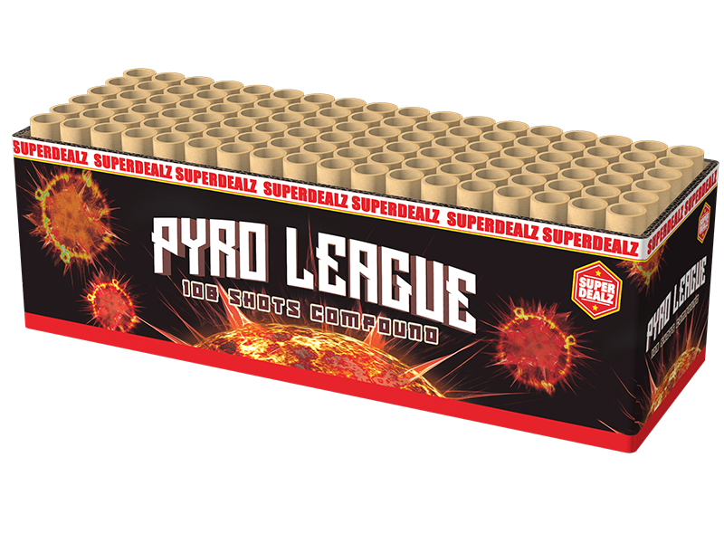 Pyro League 108-Schuss-Feuerwerkverbund von Wolff Vuurwerk b.v. ab 64.59€ jetzt bestellen